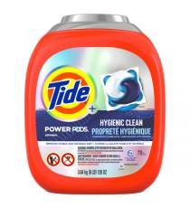 Tide - Hygienic Clean, Heavy 10X Duty Power Pods, paquet de 76