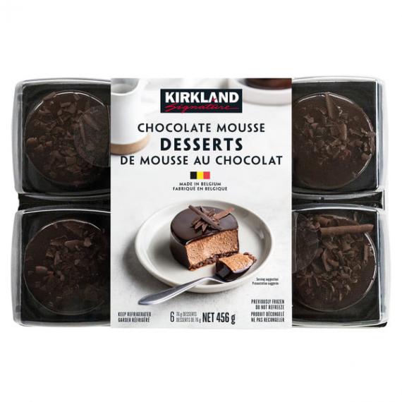 Kirkland Signature - Mousses au chocolat (6 x 76 g)