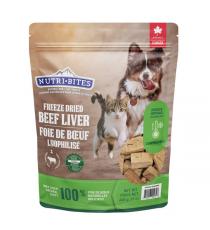 NutriBites Freeze Dried Beef Liver Dog & Cat Treats, 21.1 oz (600 g)