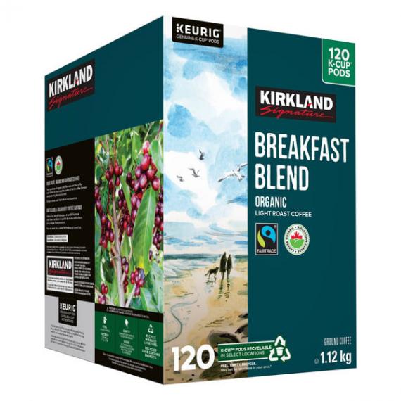 Capsules K-Cup Kirkland Signature - Mélange Déjeuner (120 unités)