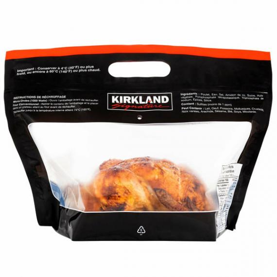 Poulet rôti assaisonné Kirkland (environ 1,2 kg)
