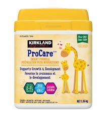 Lait infantile en poudre Kirkland Signature ProCare sans OGM 1,36 kg
