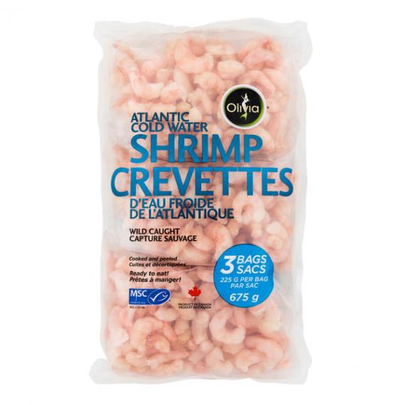 Olivia Atlantic Shrimp, 3 x 225 g