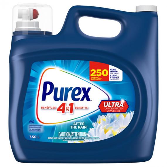 Purex - Détergent à lessive ultraconcentré After the Rain 250 charges de lavage