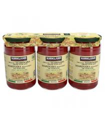 Sauce marinara toscane bio Kirkland Signature, 3 x 650 ml (3 x 24 oz)