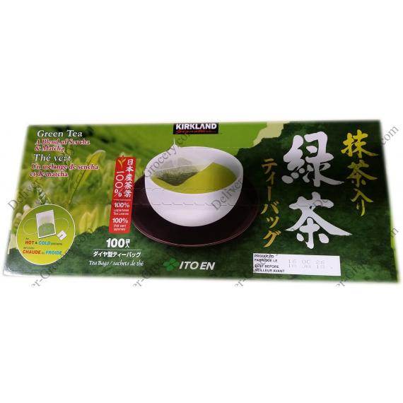 Kirkland Signature Japanese Green Tea 100 tea bags DeliverGrocery