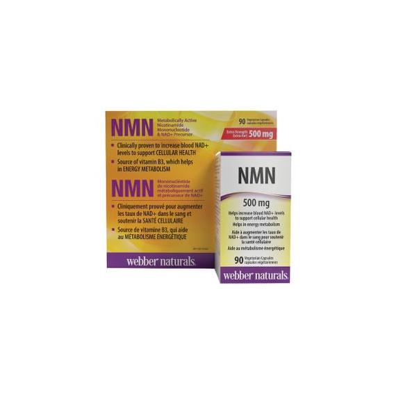 NMN Nicotinamide 500 mg 90 vegetarian capsules