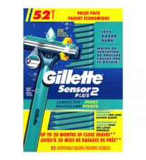 Gillette Sensor 2 Plus disposable razors 52 razors