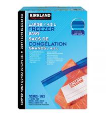 Sacs de congélation Kirkland Signature, 30,4 x 7,6 x 23,4 cm (192 x 4,5 L)