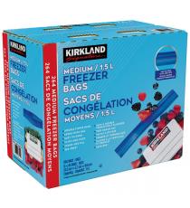 Sacs de congélation Kirkland Signature, format moyen (6 x 44 unités)