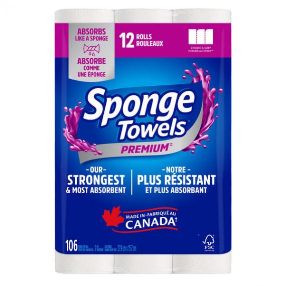 Sponge Towels Premium paper towels 12x106 sheets