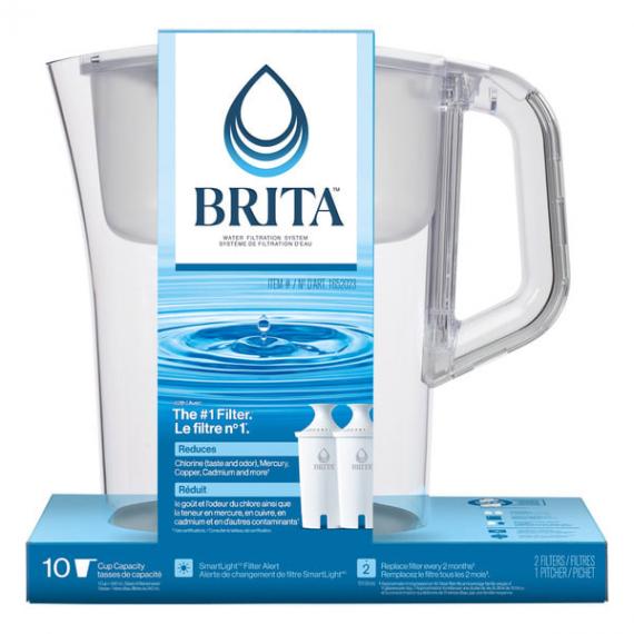 Brita Champlain water pitcher includes 2 filters