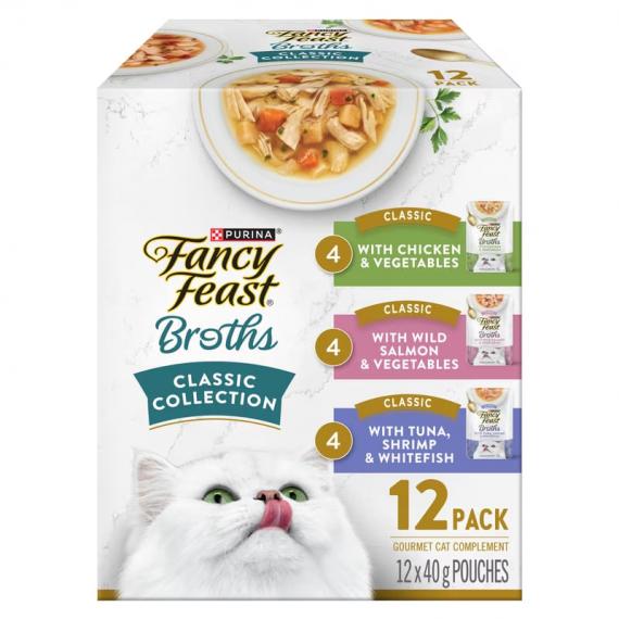 PURINA - Beyond Grain Free Pâté, Natural Wet Cat Food Variety Pack of 12 Cans, 1.02 kg