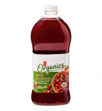PC Organics 100% Cranberry Juice From Concentrate Organic