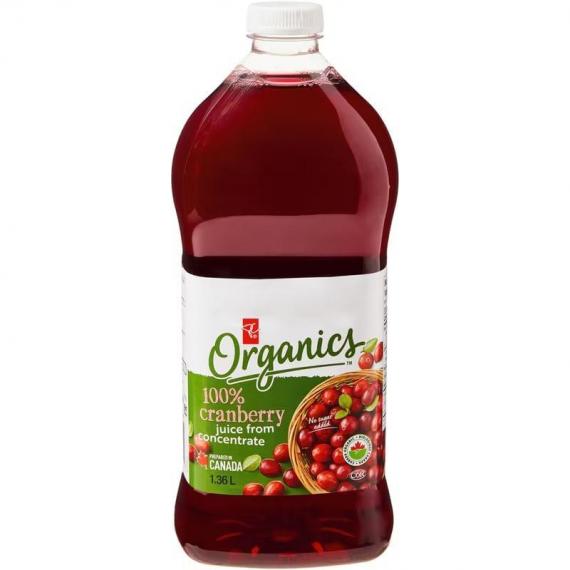 PC Organics 100% Cranberry Juice From Concentrate Organic