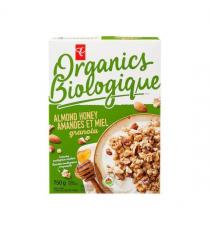 PC Organics Almond Honey Granola 750 g