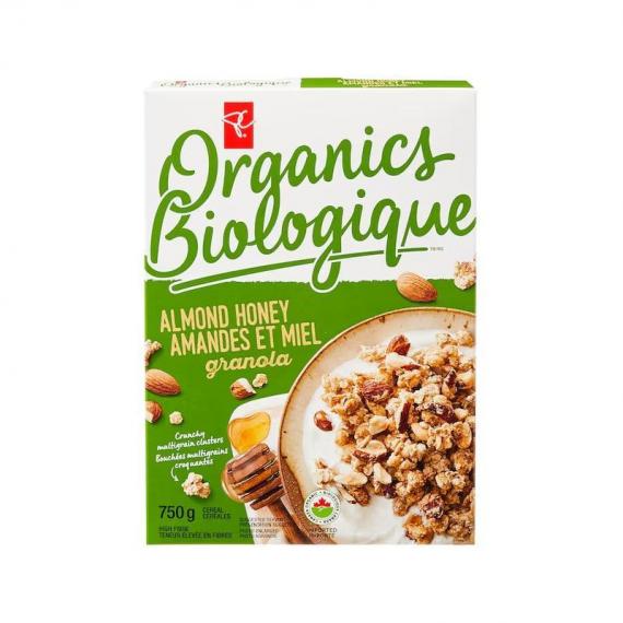 PC Organics Almond Honey Granola 750 g