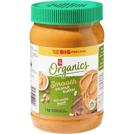 PC Organics Smooth Peanut Butter Club Size 1 kg