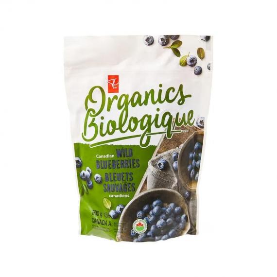 PC Organics Frozen Canadian Wild Blueberries 600 g