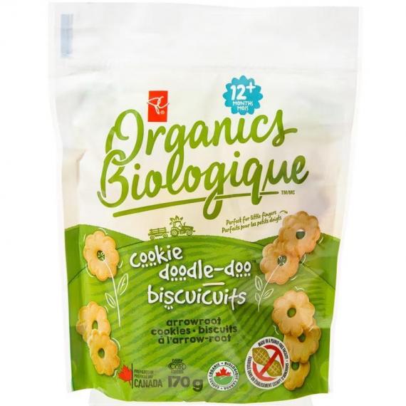 PC Organics Organics Cookie Doodle-Doo Arrowroot Cookies 170 g
