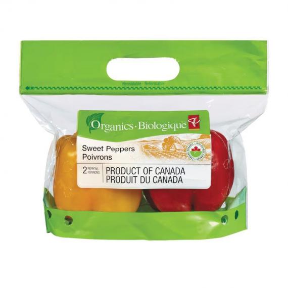 Poivrons biologiques PC (paquet de 2)