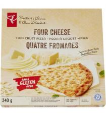 President's Choice Gluten Free Four Cheese Pizza 340 g