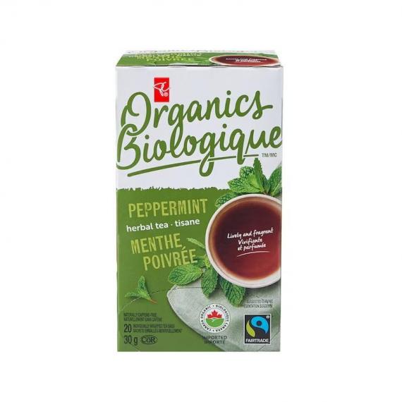 PC Organics Peppermint Herbal Tea 20 ea