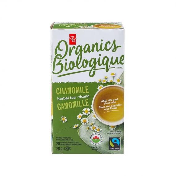 PC Organics Chamomile Herbal Tea 20 ea