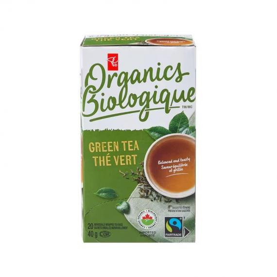 PC Organics Green Tea 20 ea