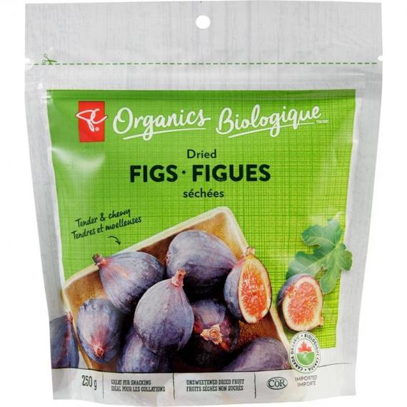 PC Organics Dried Figs 250 g