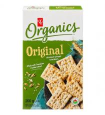 PC Organics Original Stoned Wheat Crackers 200 g