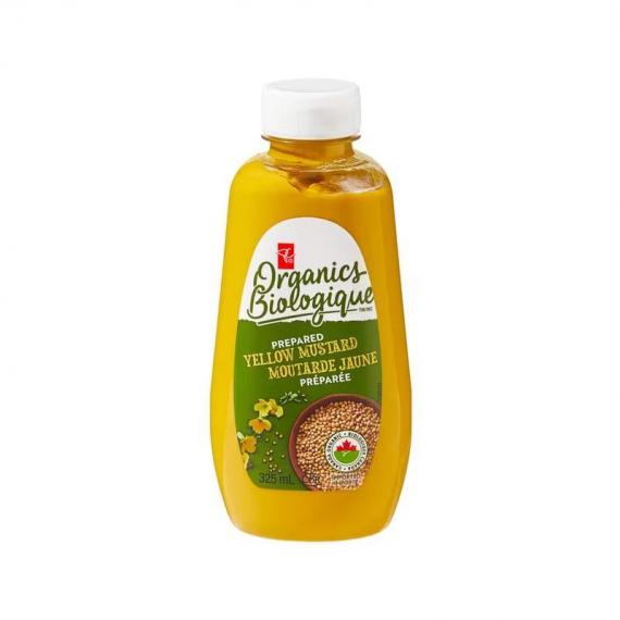 Moutarde jaune préparée PC Organics 325 ml