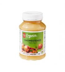 Compote de pommes non sucrée PC Organics 620 ml