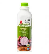 Kéfir de fraise probiotique biologique PC Organics 1000 ml