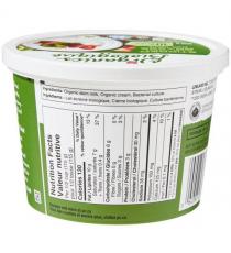 Yaourt nature brassé PC Organics 10 % de matières grasses 500 g