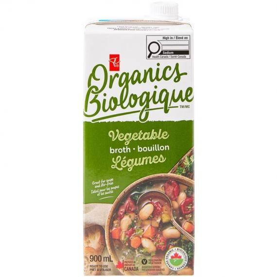 PC Organics Vegetable Broth 900 ml