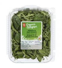 PC Organics Arugula & Baby Spinach Salad Mix 142 g
