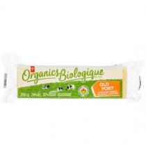 Fromage cheddar vieilli PC Organics 200 g