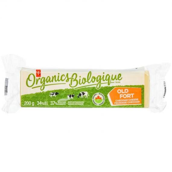 PC Organics Old Cheddar Cheese 200 g