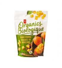 Morceaux de mangue surgelés bio PC 600 g