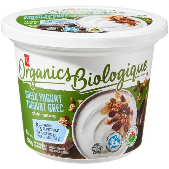 PC Organics Greek Yogurt Plain 500 g
