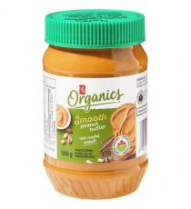PC Organics Smooth Peanut Butter 500 g