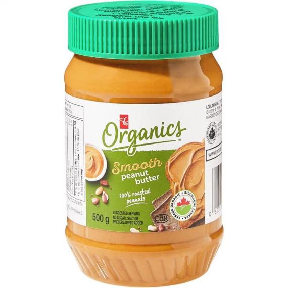 PC Organics Smooth Peanut Butter 500 g