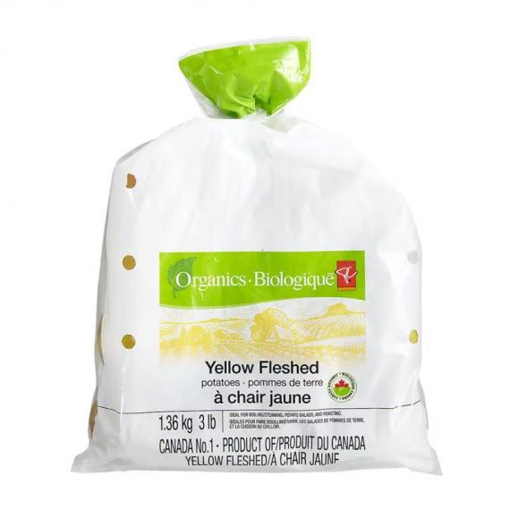PC Organics Yellow Potatoes 3LB Bag 1.36 kg