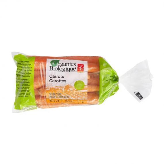 PC Organics Organic Carrots 2 lb Bag 907 g