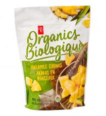 Ananas en morceaux surgelés PC Organics 600 g