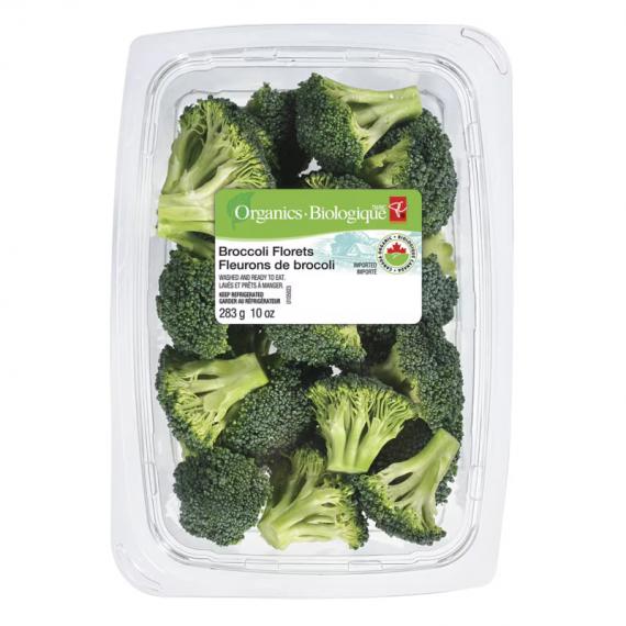 PC Organics Broccoli Florets 284 g