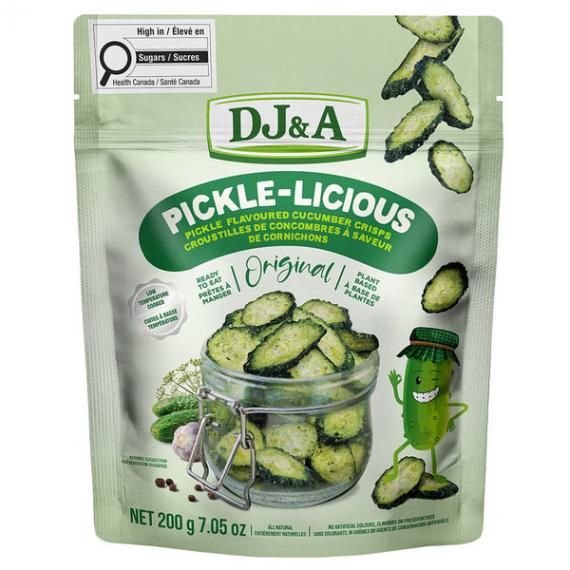 DJ&A Pickle-Licious Cucumber Crisps 200 g