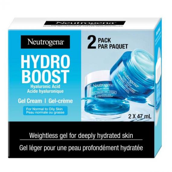 Neutrogena Hydro Boost Gel-crème à l'acide hyaluronique 2x47 mL