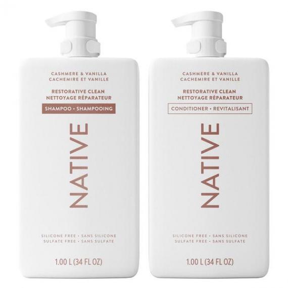Shampoing et après-shampooing Native 2x1L